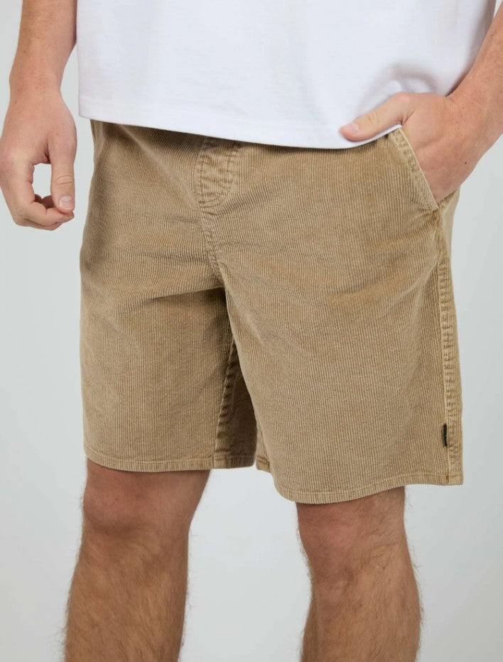 Silent Theory Cord Short Tan
