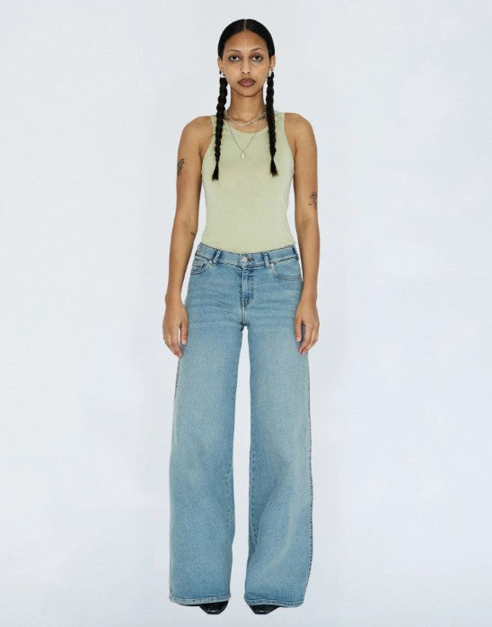 Dr Denim Zila Mid Wide Jeans