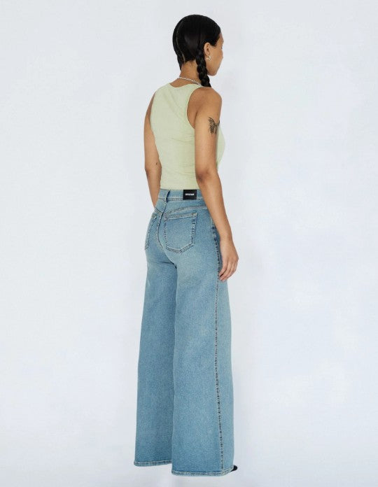 Dr Denim Zila Mid Wide Jeans