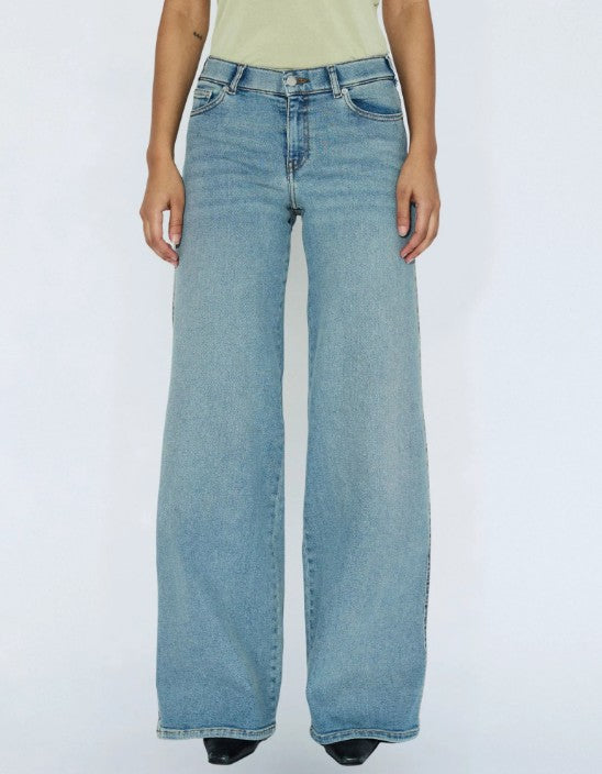 Dr Denim Zila Mid Wide Jeans