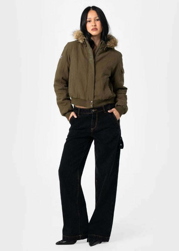 Rusty Ultra Furry Bomber Jacket