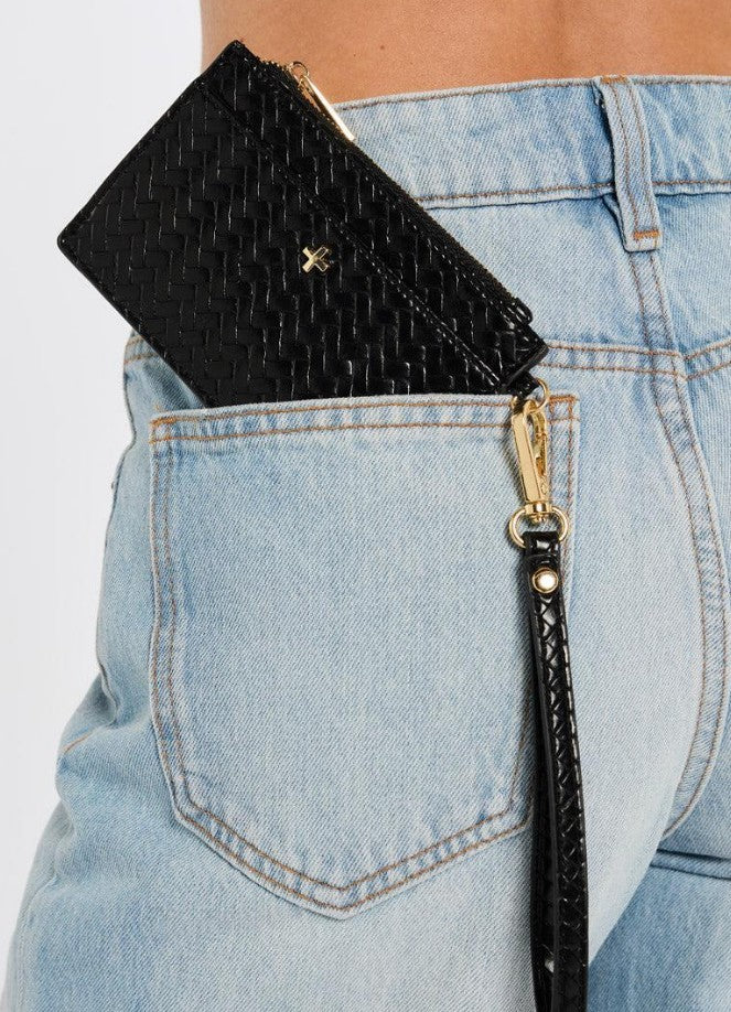 Peta + Jain Keira Swinger CC Wallet Blk Wv