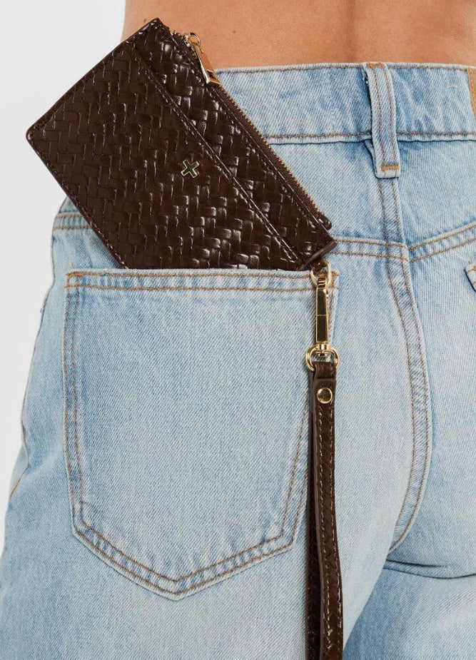 Peta + Jain Keira Swinger CC Wallet Choc Wv
