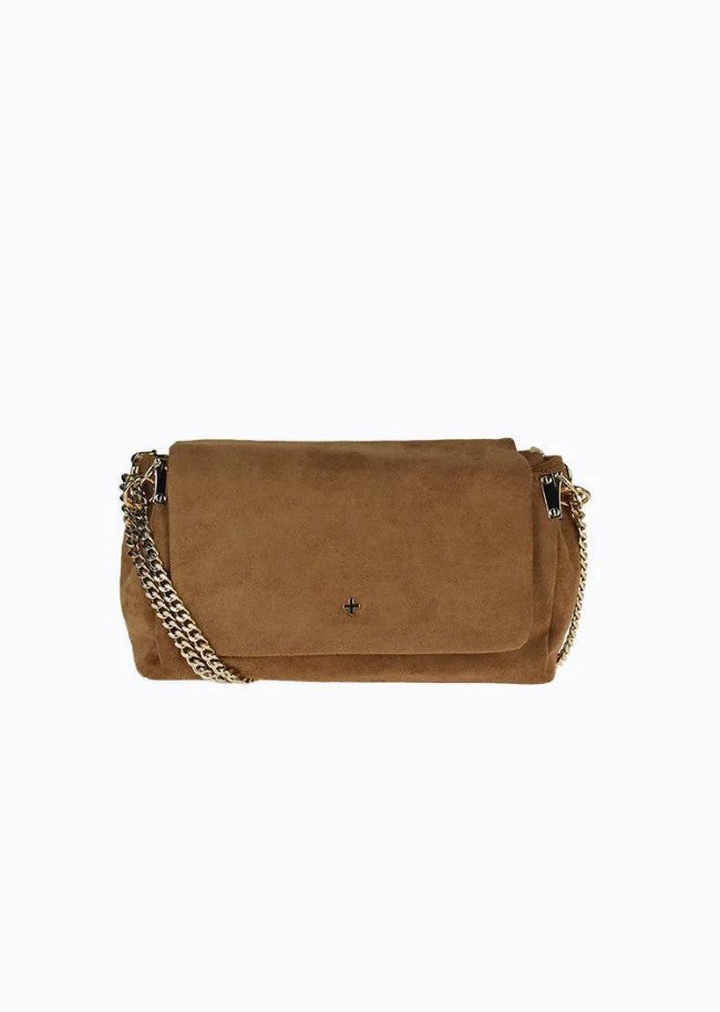 Peta + Jain Marvel Flapover Shoulder Bag Tan