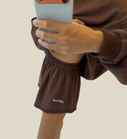 Luna Lane The Macy Shorts Choc