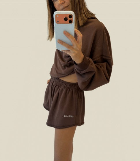 Luna Lane The Macy Shorts Choc