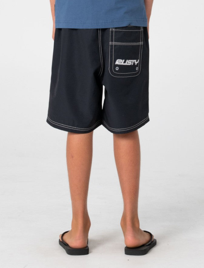 Rusty Flip Daddy Elastic Taped Boardshort Boys