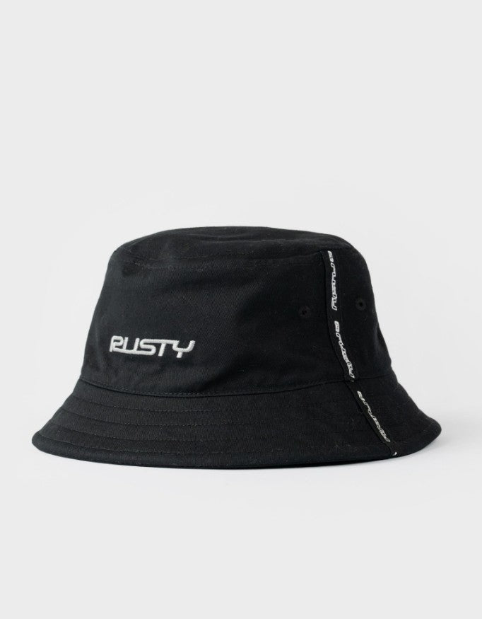 Rusty Black List Reversible Bucket Hat