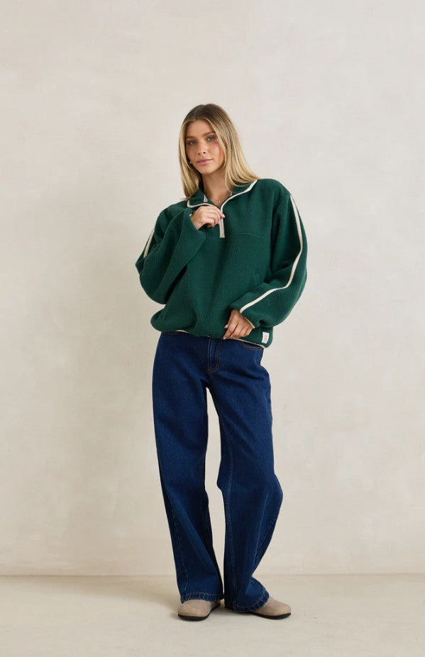Rhythm Camp Half Zip Sherpa Pullover