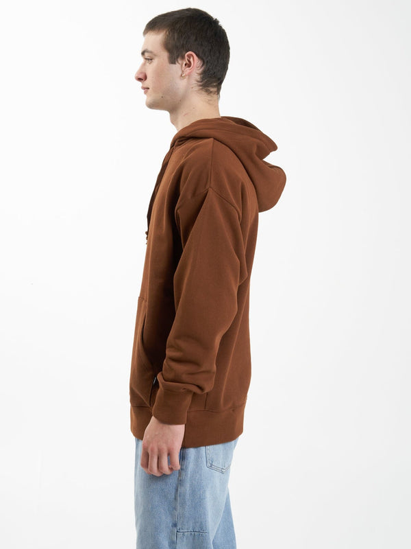 Thrills Minimal Slouch Pull On Hood - Chestnut