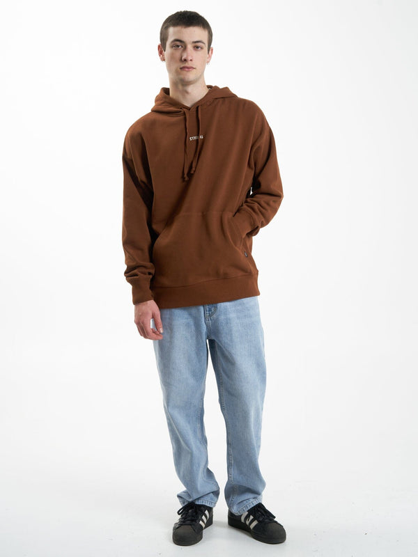 Thrills Minimal Slouch Pull On Hood - Chestnut