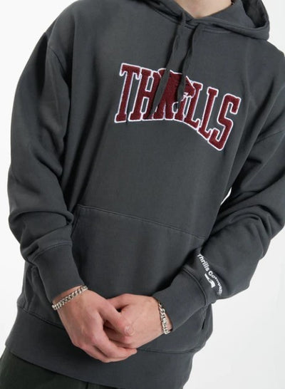 Thrills Stand Firm Slouch Pull On Hood - Merch Black