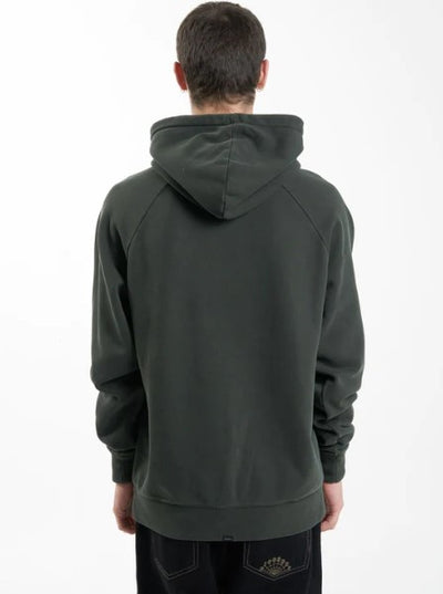 Thrills Secret Garden Raglan Pull On Hood - Oil Green