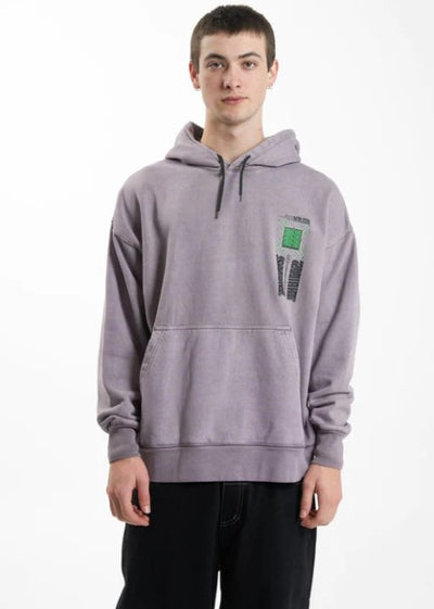 Thrills Vibrations Slouch Hood - Mineral Gray