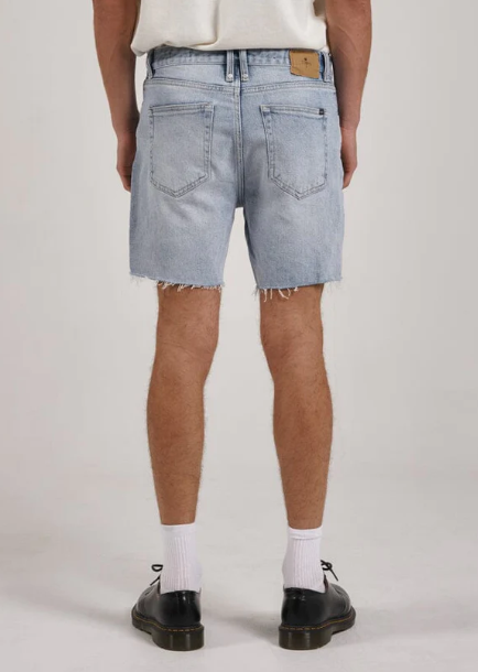 Thrills Mandude Denim Short - Ash Blue