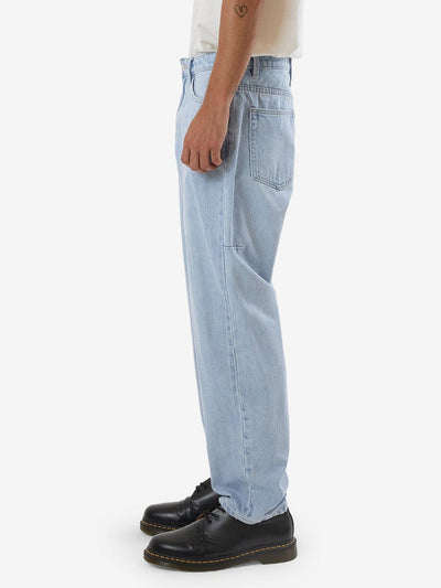 Thrills Hazed Slacker Denim Jean - Light Ash Blue