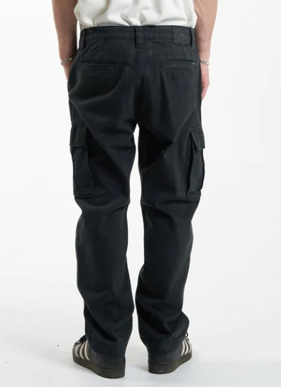 Thrills Slacker Denim Cargo Jean - Dusk Black