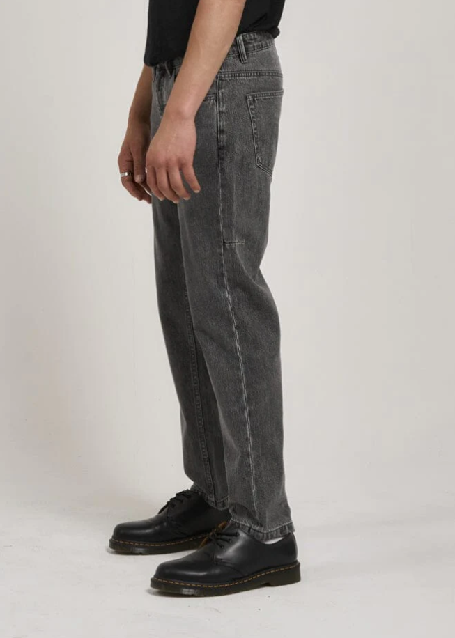 Thrills Unchopped Denim Jean Asphalt Grey