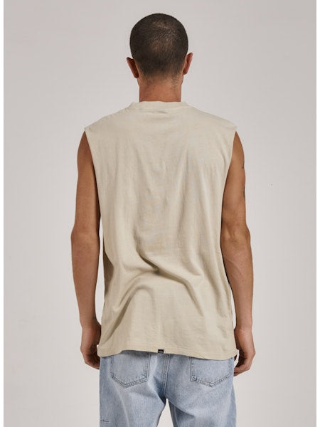 Thrills Minimal Thrills Merch Fit Muscle Tee - Oatmeal