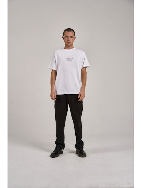 Thrills Bad Habits Club Merch Fit Tee - White