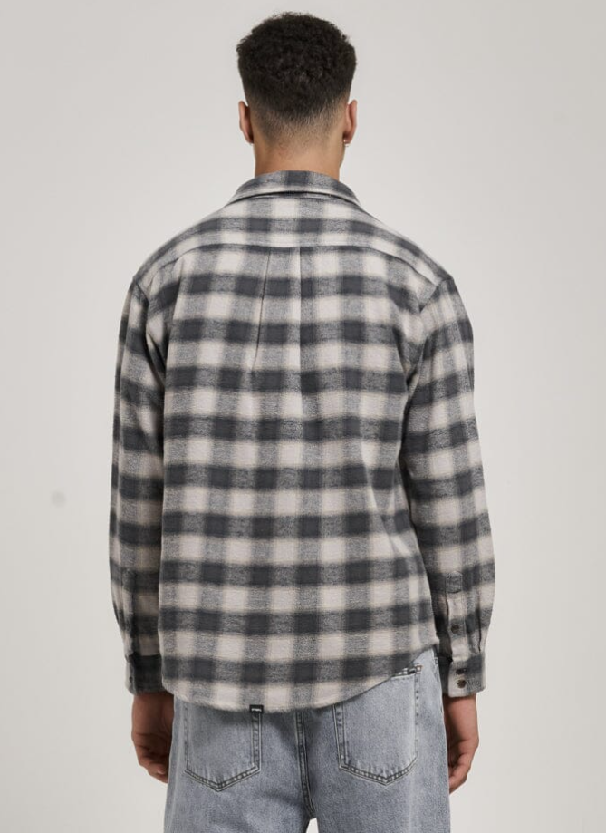 Thrills Barrio Flannel Shirt Petrol