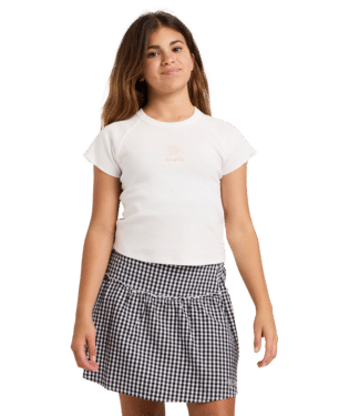 Billabong Gingham Crush Skirt