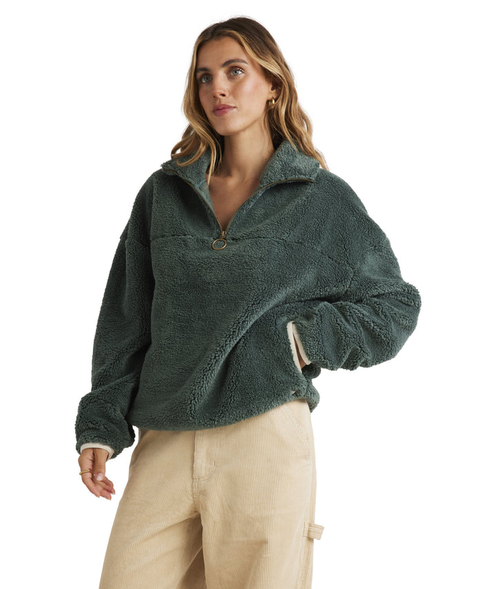 Billabong Old Days Half Zip Crew