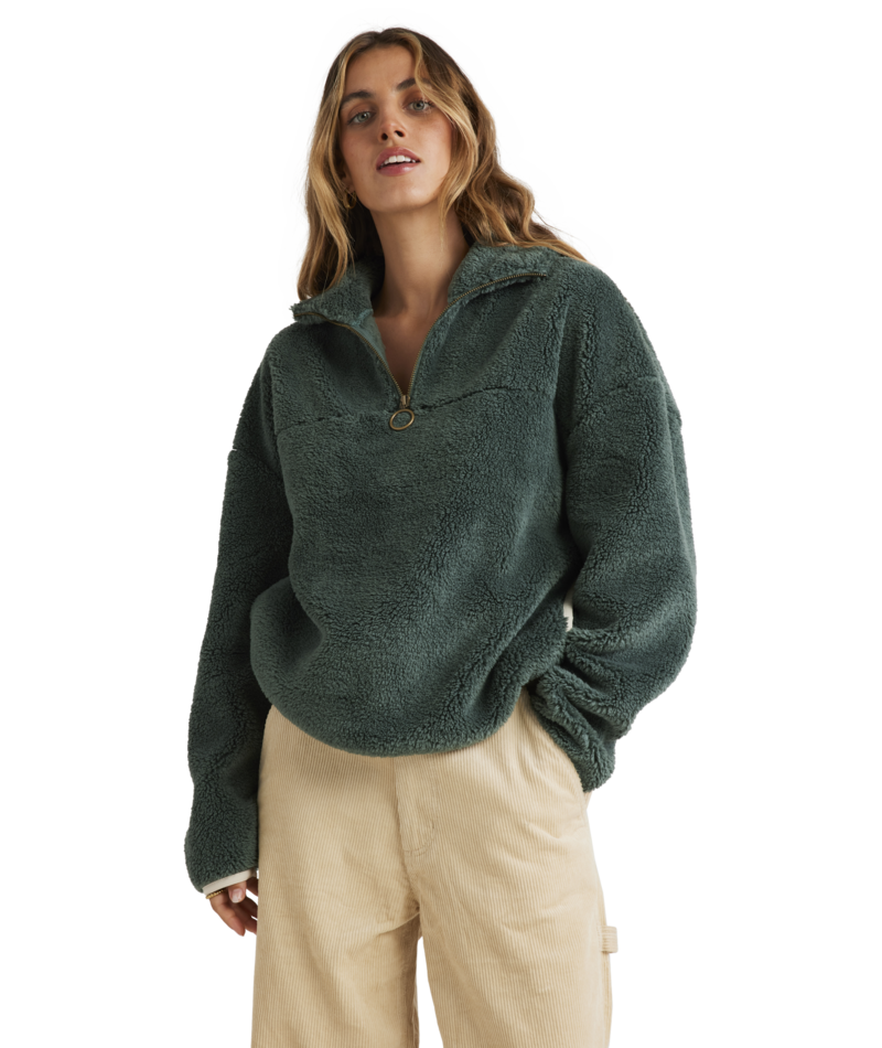 Billabong Old Days Half Zip Crew
