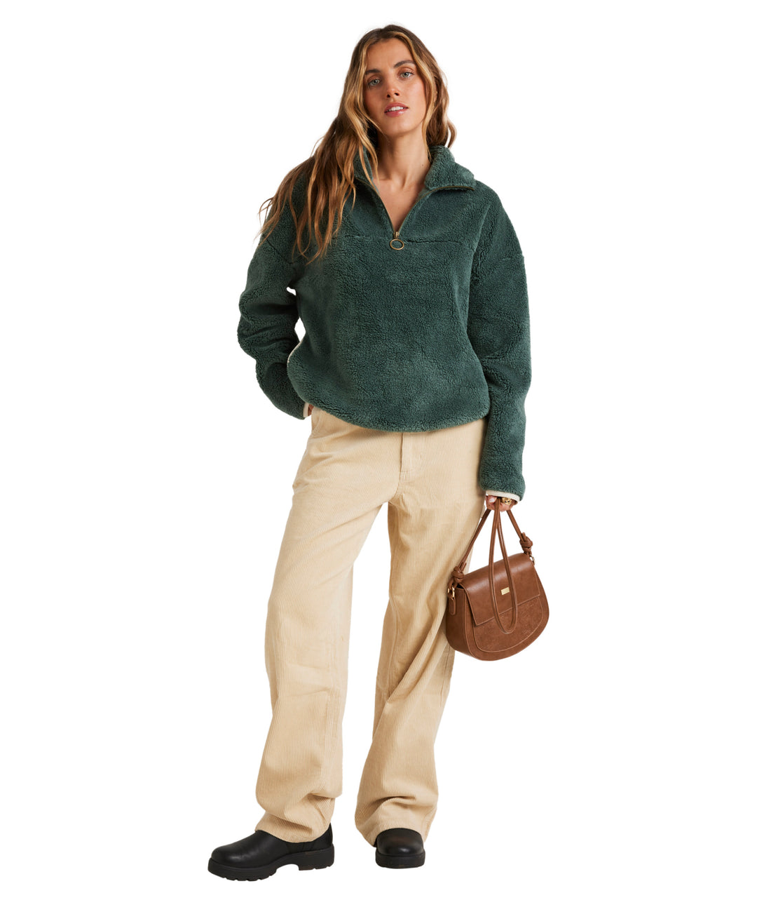 Billabong Old Days Half Zip Crew