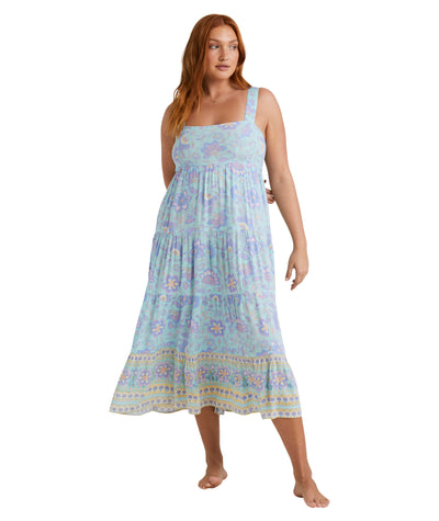 Billabong Hideaway Shine On Midi Dress