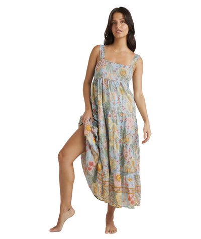 Billabong Lost Cove Shine On Midi Dress