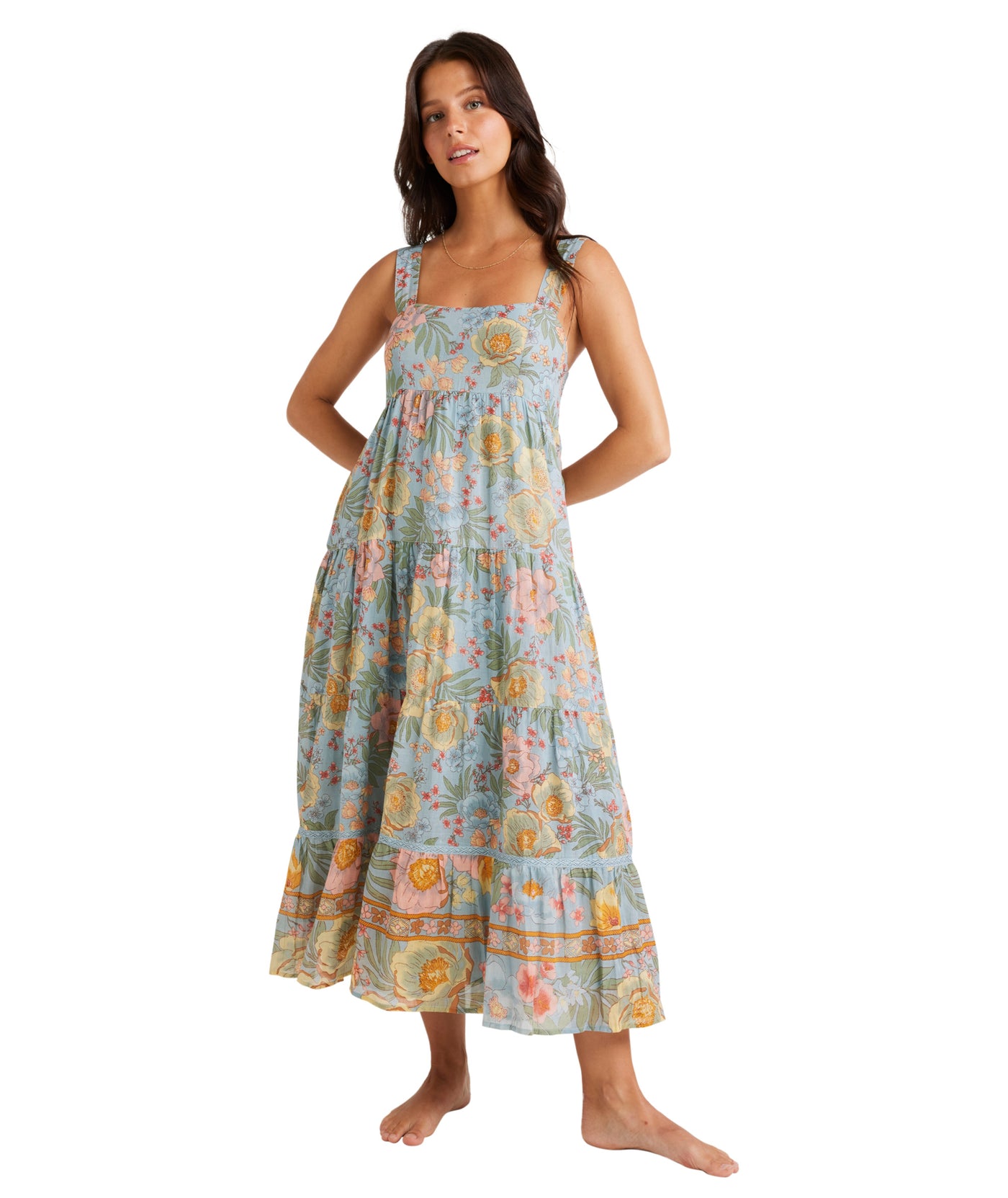 Billabong Lost Cove Shine On Midi Dress