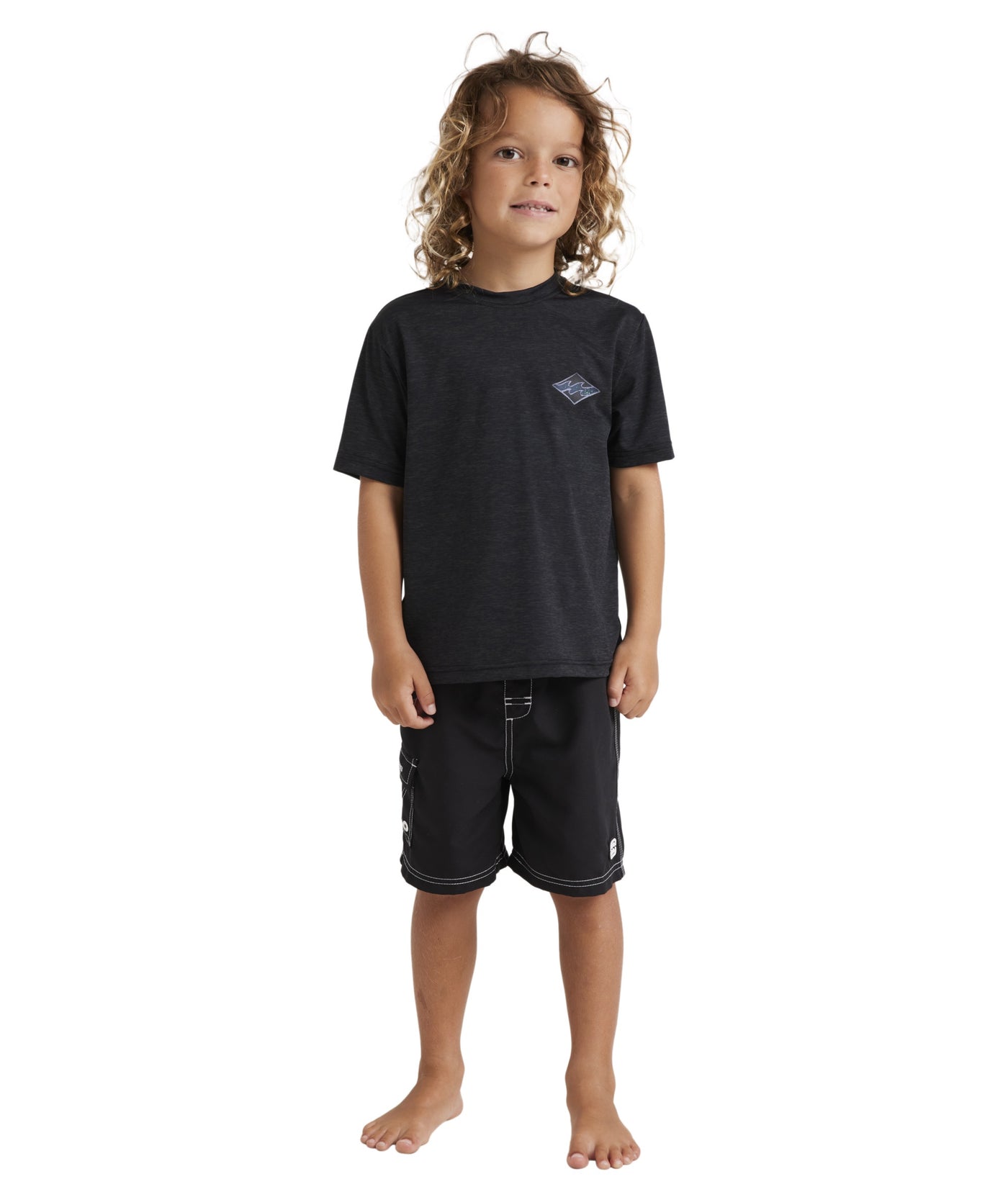 Billabong Groms Diamond Shoreline LF SS