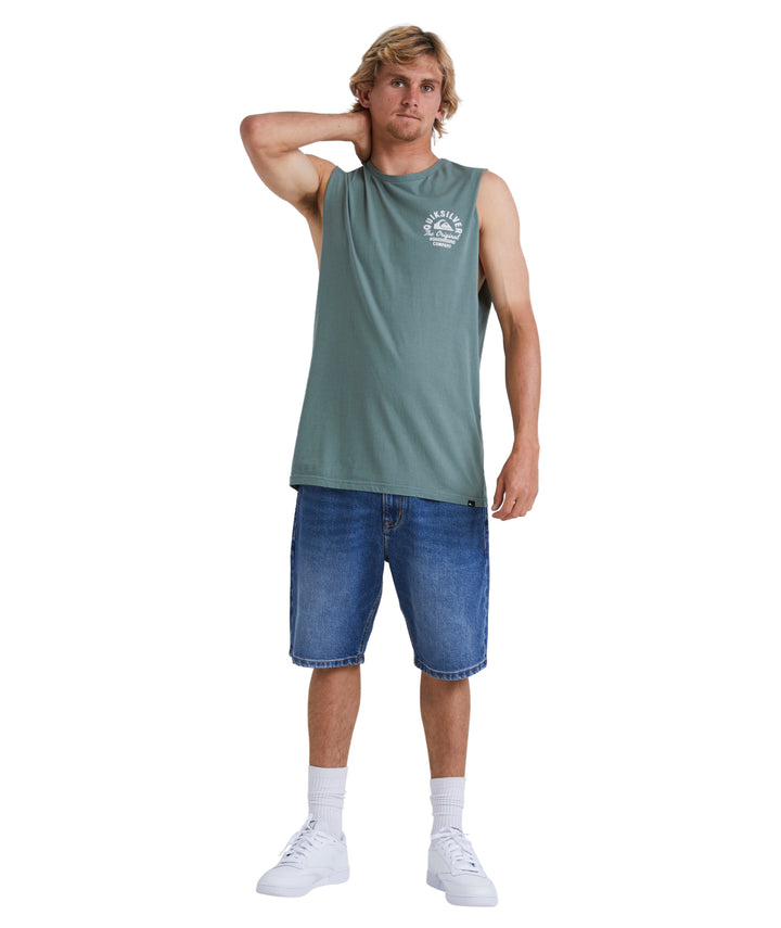 Quiksilver Circled Script Muscle