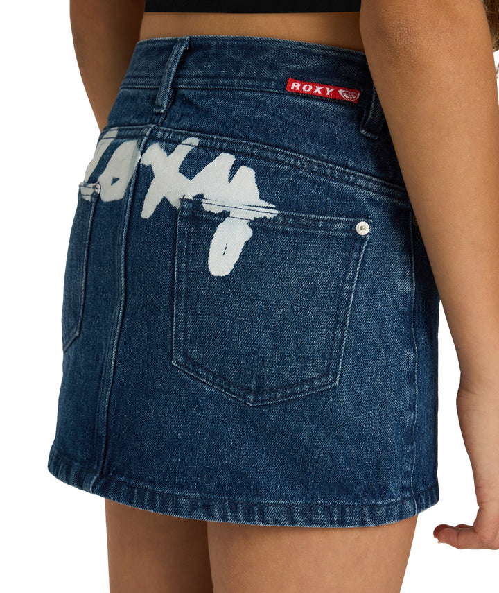 Roxy RG Backslider Denim Skirt