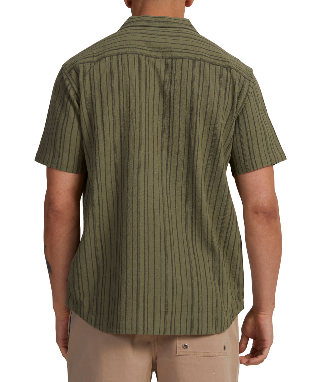 RVCA Beat Stripe SS Shirt