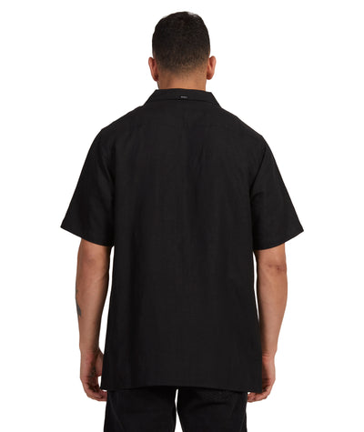 RVCA Black Grounds SS Shirt