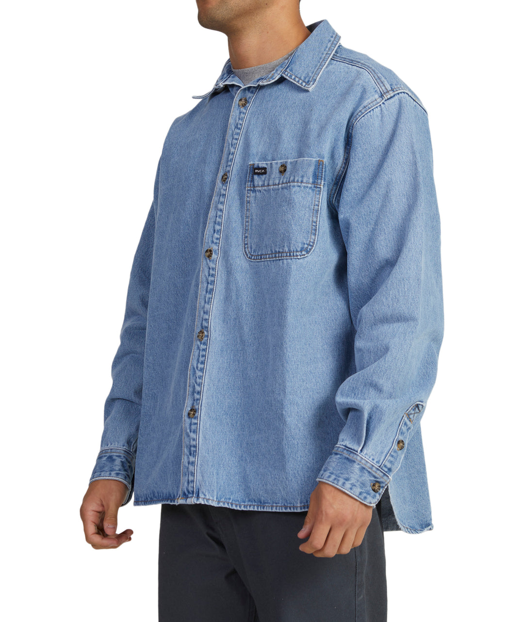 RVCA Wide Load Denim LS Shirt