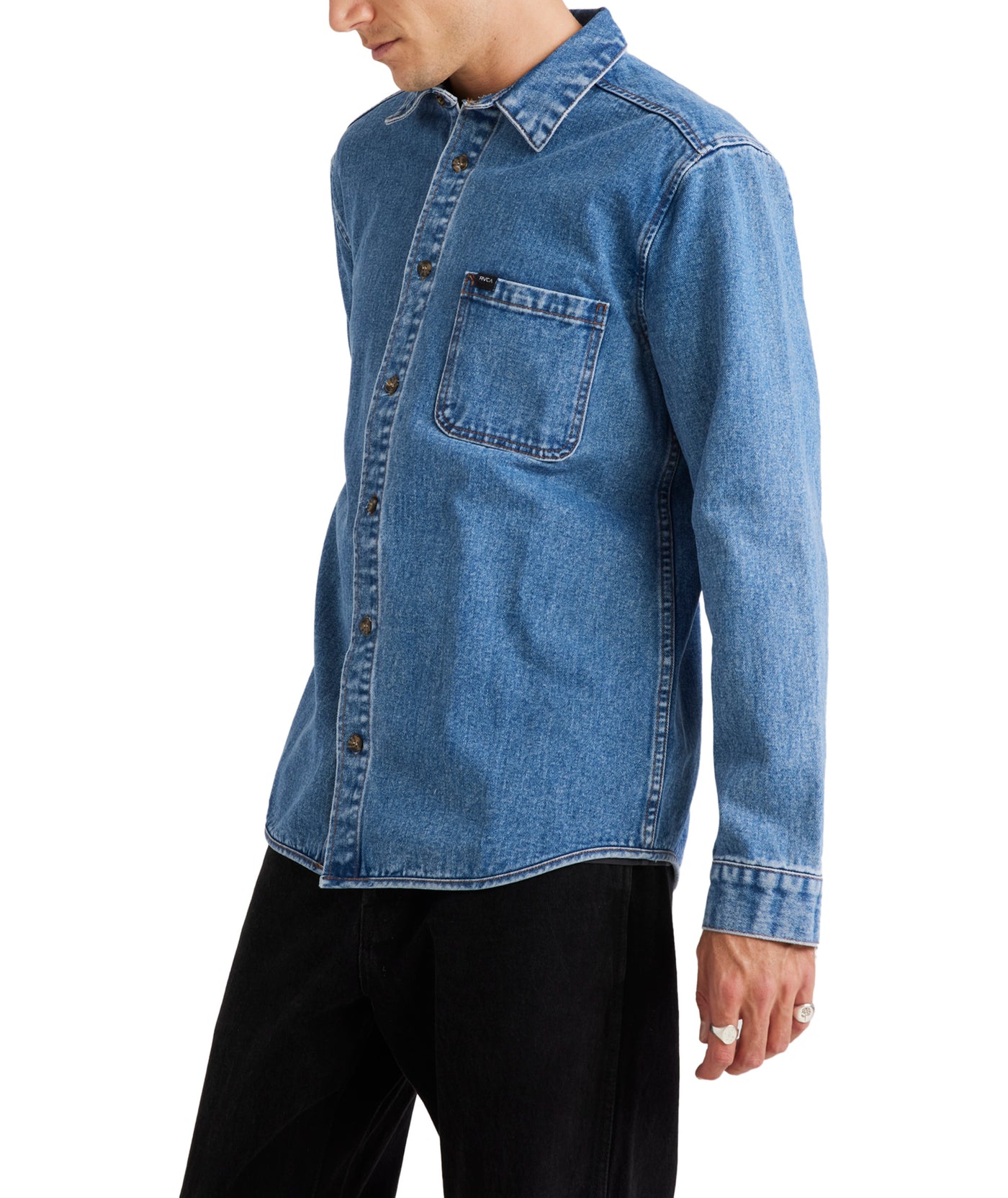 RVCA Classic Denim LS Shirt