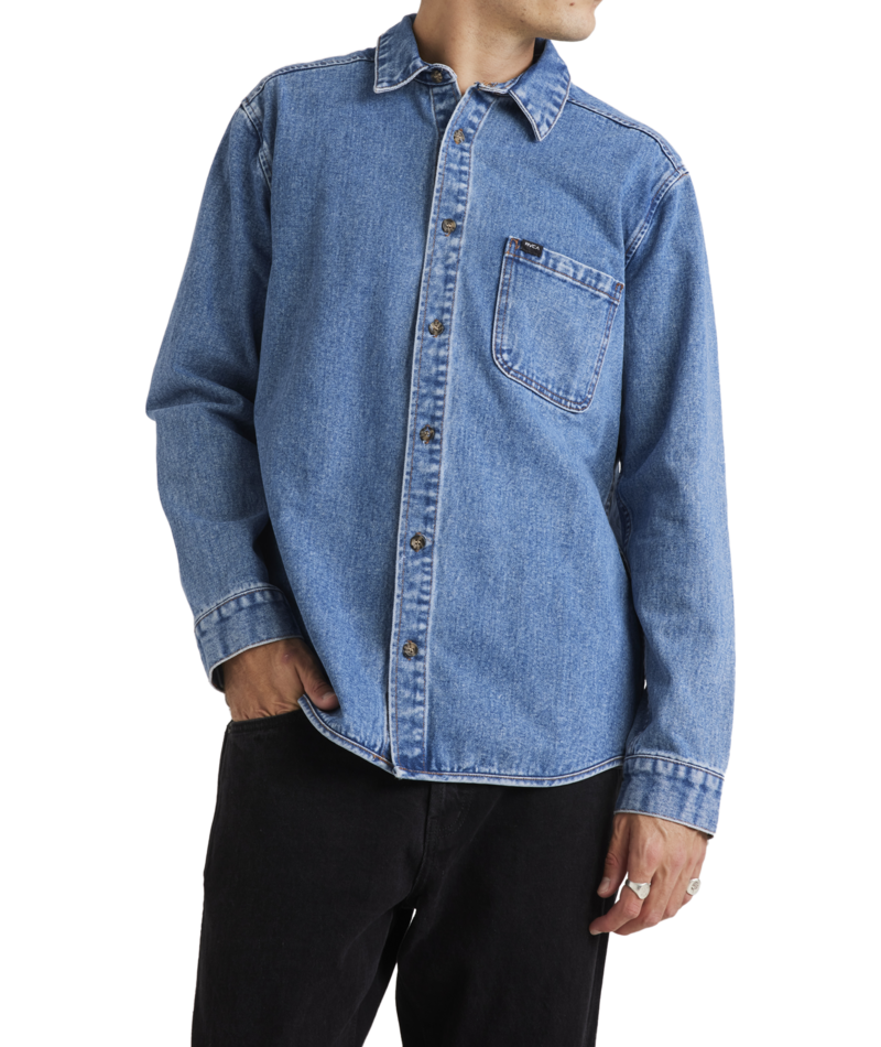 RVCA Classic Denim LS Shirt