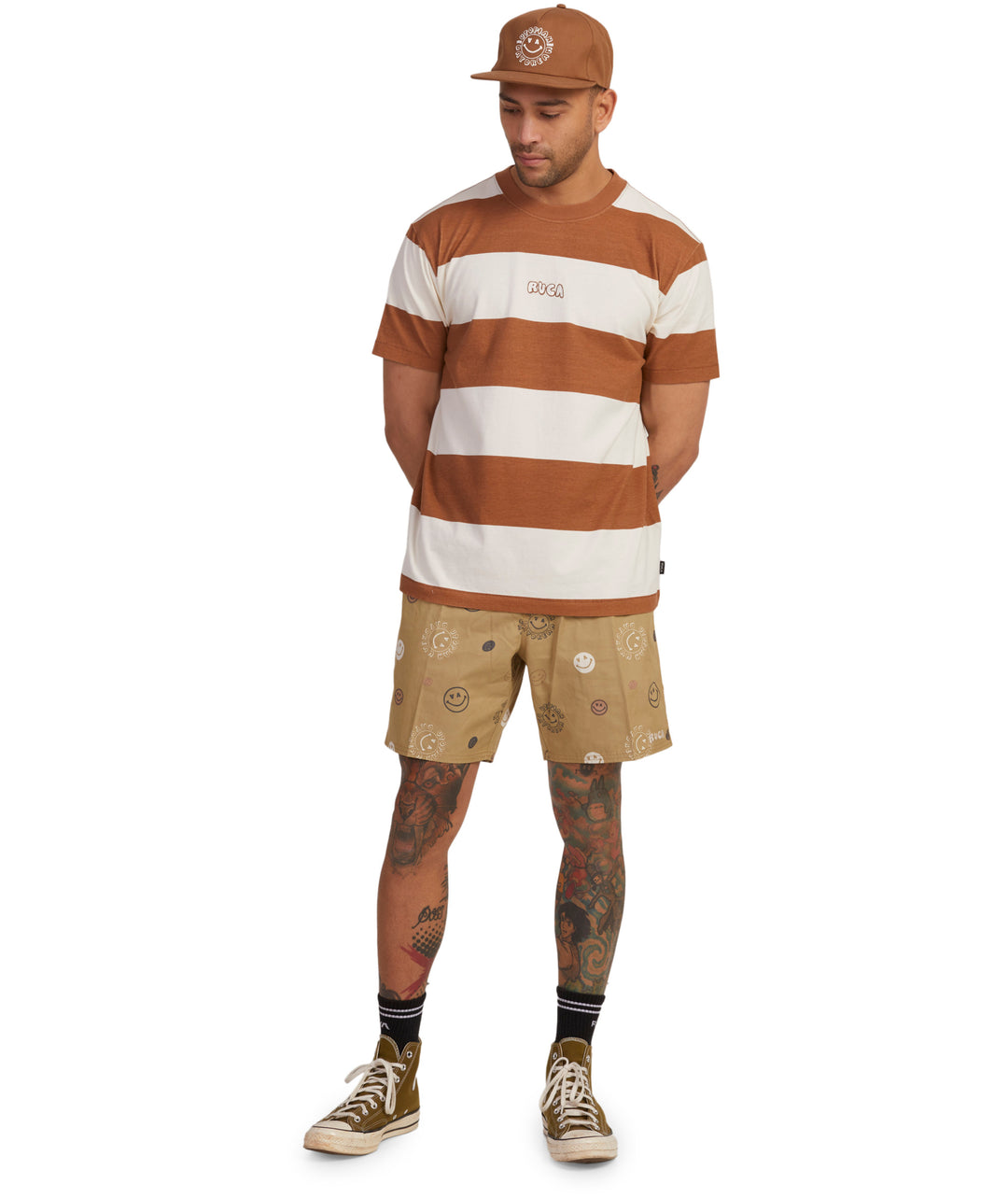 RVCA Utopian Stripe SS Tee