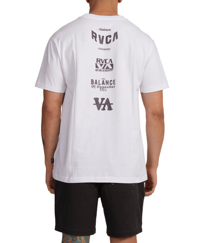 RVCA Branded Ss Tee