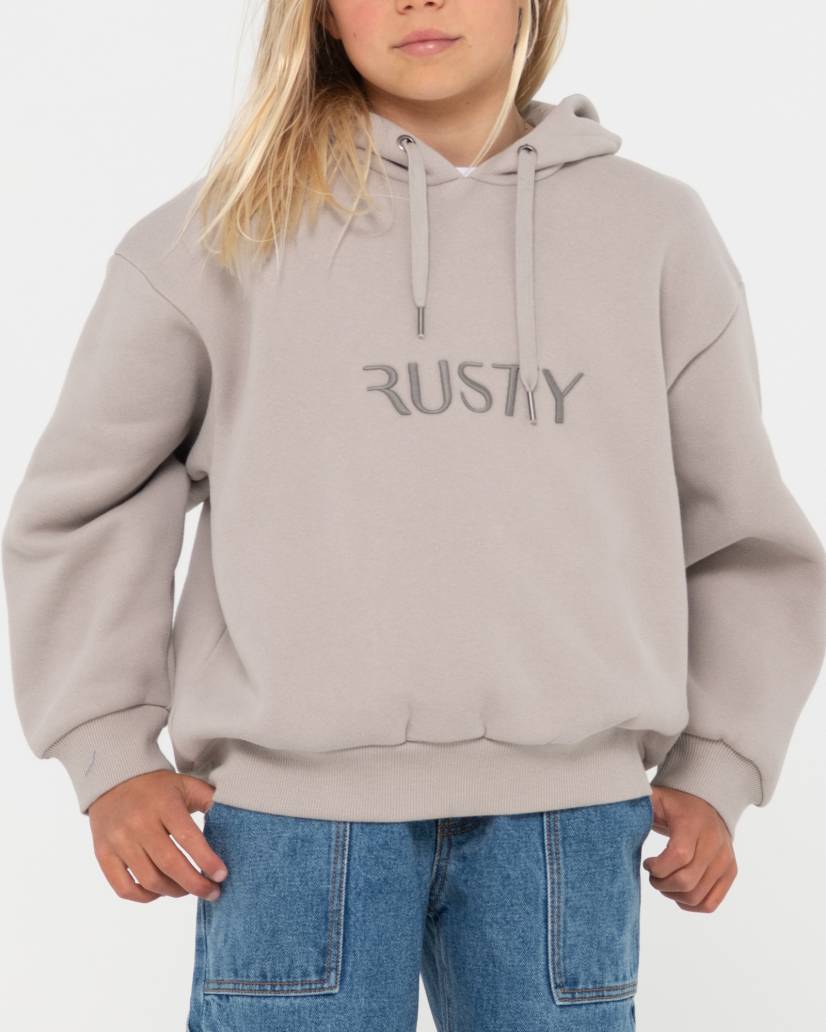 Rusty Signature Hooded Fleece Girls