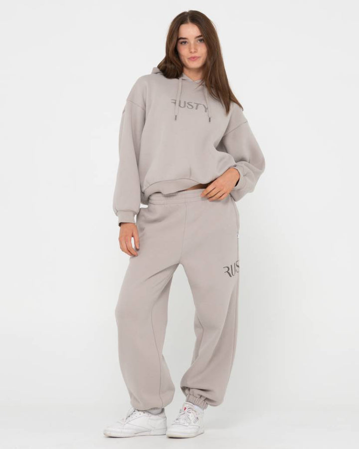 Rusty Signature Oversize Hooded Fleece