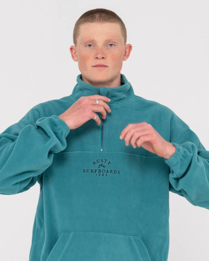 Rusty Middle Section Crew Polar Fleece