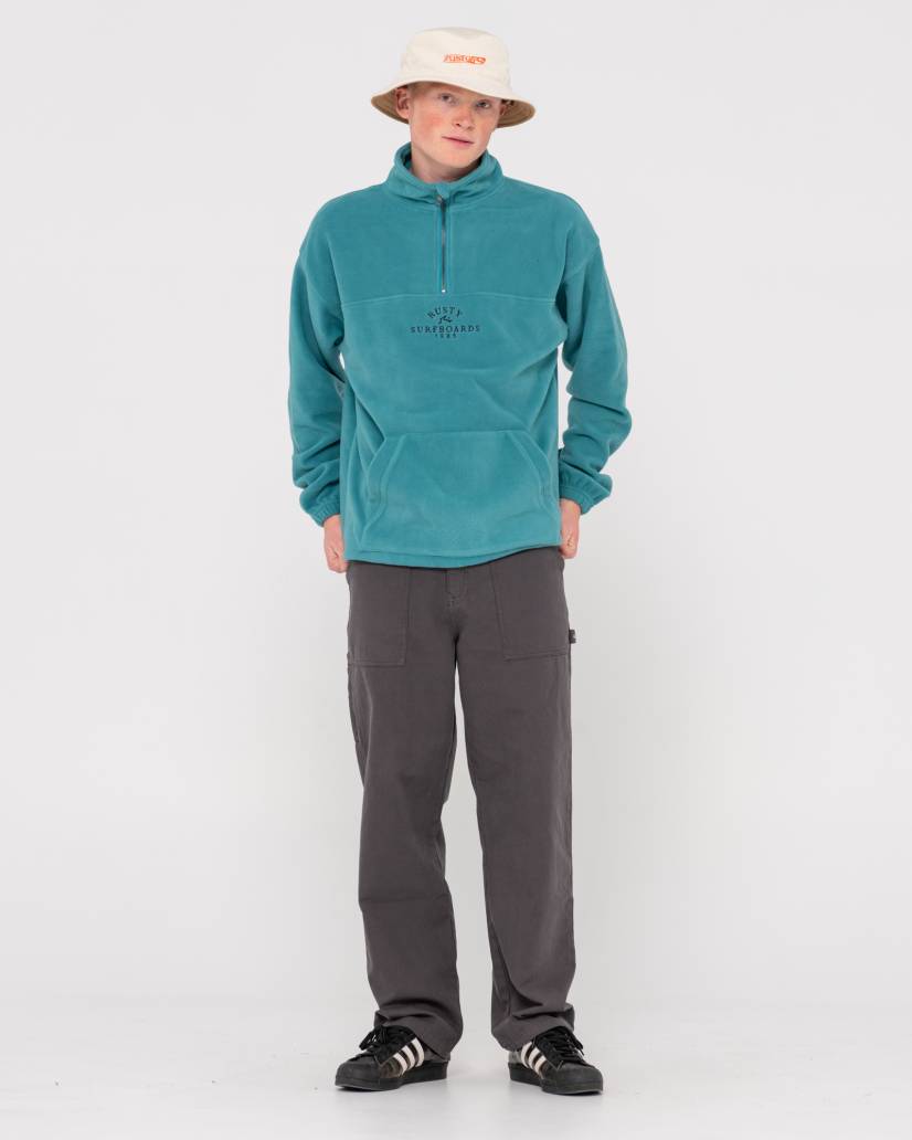 Rusty Middle Section Crew Polar Fleece