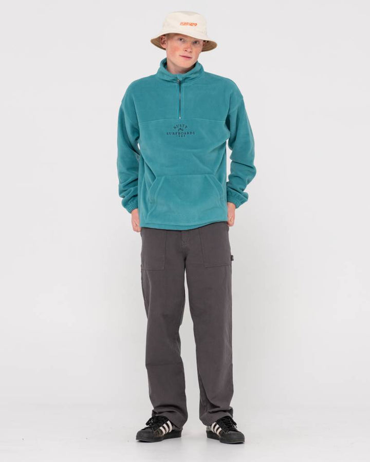 Rusty Middle Section Crew Polar Fleece