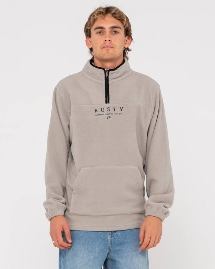Rusty Big Bang 1/4 Zip Polar Fleece