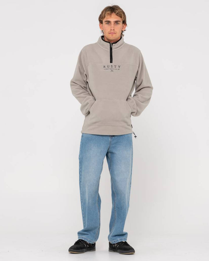 Rusty Big Bang 1/4 Zip Polar Fleece