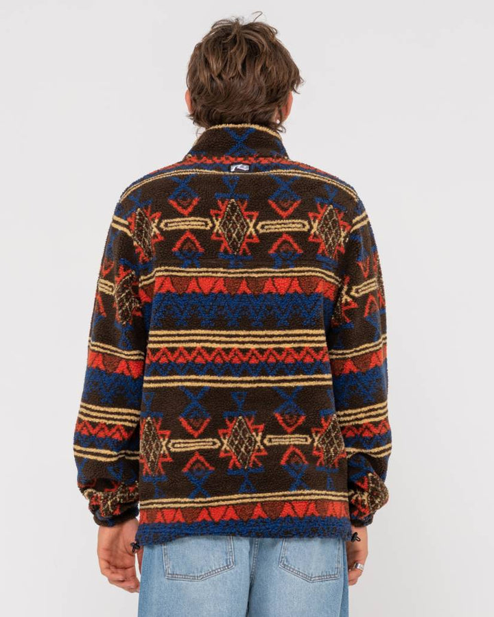 Rusty Teka 1/4 Zip Polar Fleece